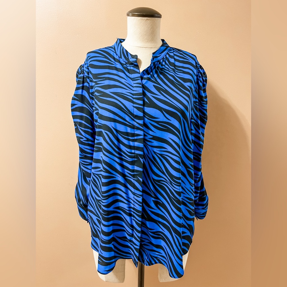 Zebra Print Blouse - White House Black Market